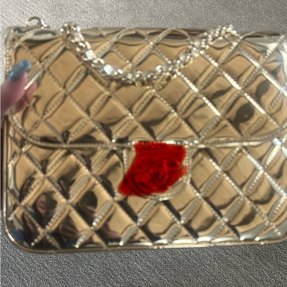 C c Metallic Quilted Purse - Picture 2 of 4